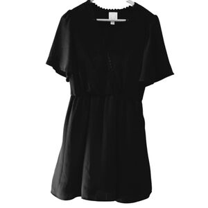 Blue Rain Black Dress Size M